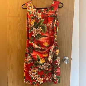 Vintage Hawaiian kilam tropical tiki dress